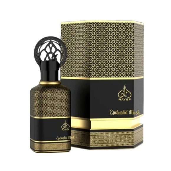 Enchanted Musk by Rayef EDP Men 100ml 3.4oz Made in Dubai Authentic - Picture 2 of 5